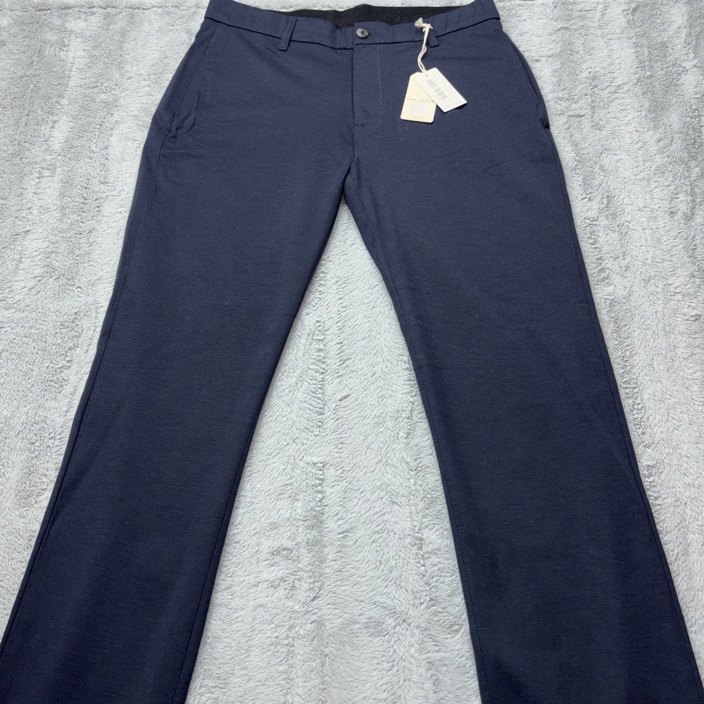 Civil Society Mens Kieran Navy blue Dressy Chino pants size 32x32 NWT